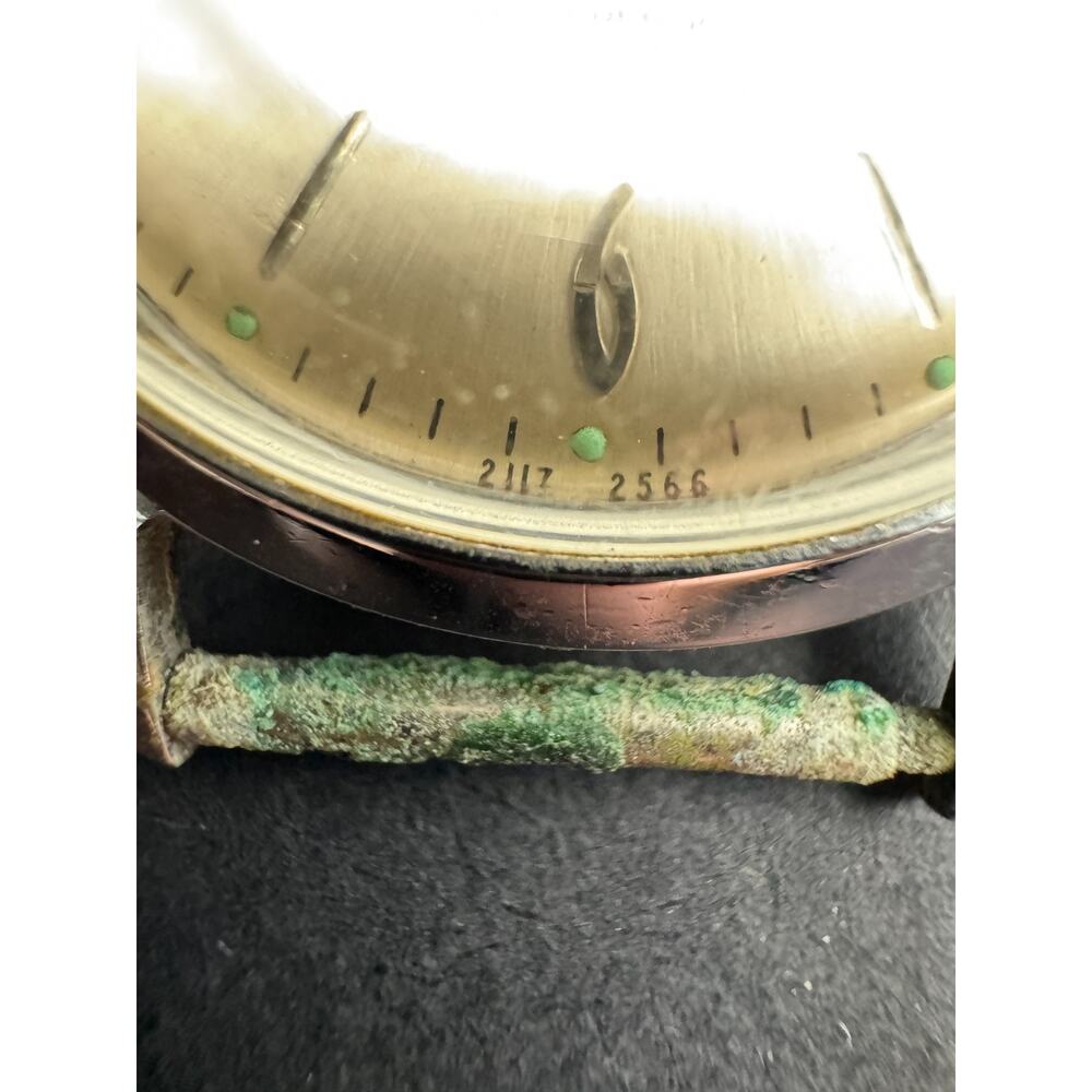 Vintage Timex Marlin Mens 1964 Hand Wind Date Watch Silver Tone 30mm No Band - Picture 2 of 8